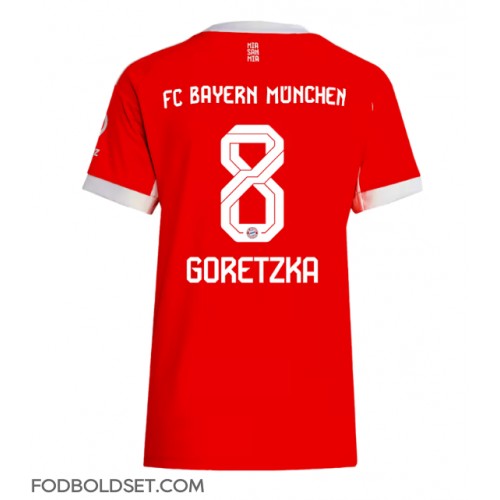 Bayern Munich Leon Goretzka #8 Hjemmebanetrøje Dame 2025-26 Kortærmet
